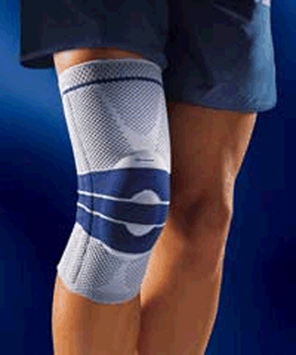 Kniebandage mit Patella-Silikonring