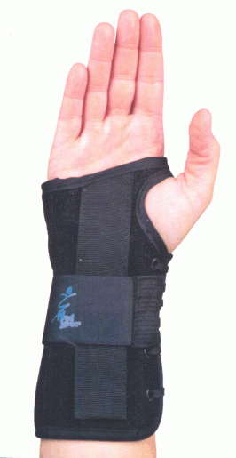 Handgelenksbandage mit Metallschiene